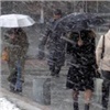 В Красноярск идут дождь и снег
