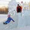 В Красноярске вандалы пытались разрушить ледовый городок
