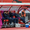 Ради встречи с «Рубином» красноярский «Енисей» установил теплые скамейки 