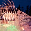 Скульптуры фестиваля «Волшебный лед Сибири» демонтируют из-за ранней оттепели