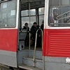 В Красноярске обстреляли трамвай
