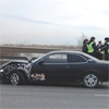 Автомобилист в Красноярске после ДТП спрыгнул с Октябрьского моста