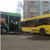 В красноярской Ветлужанке произошло ДТП с двумя автобусами