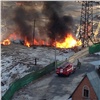 В красноярском Студгородке горит частный дом