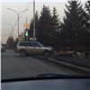 В центре Красноярска столкнулись сразу несколько автомобилей