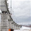 В Красноярском крае построили уникальный железнодорожный мост (видео)