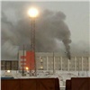 В Дудинке горит здание администрации