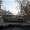 На пр. Свободном в Красноярске столкнулись три автомобиля