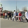 На перекрестке в Абакане станцевали артисты в гриме «сбитых пешеходов» (видео)