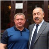 Валерий Газзаев поздравил президента ФК «Тотем» Сергея Горбунова с юбилеем