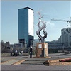 В центре Красноярска появился постамент нового памятника