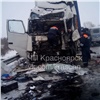Водитель грузовика погиб в ДТП на трассе в Красноярском крае (видео)