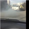 Красноярцев возмутил чадящий автобус в центре города (видео)