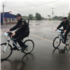 Первый в России полицейский велопатруль заступил на дежурство в Красноярске (видео)