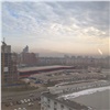 К «черному небу» над Красноярском добавился дым пожара на производстве