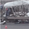 В страшном ДТП с самосвалом погибли водитель и кондуктор автобуса