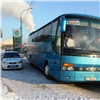 В Красноярске задержали международный автобус без тормозов (видео)