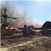 Распространение огня на Кежемском деревообрабатывающем комбинате удалось остановить (видео)