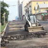 Рабочие перекрыли еще несколько участков улицы Ленина для ремонта теплосетей