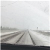 Красноярские трассы завалило снегом (видео)