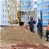 Мэр Красноярска проверил строительство детских садов в «Белых росах»