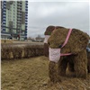 На зелёных «слонов» в Красноярске надели защитные маски
