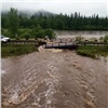В Красноярском крае из-за сильного дождя разрушился мост
