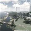 На Ярыгинской набережной предложили создать водно-ландшафтный парк с плавающей дорожкой и очищающими воду растениями
