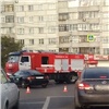 На Копылова автоледи не заметила спешившую на вызов пожарную машину и устроила ДТП (видео)