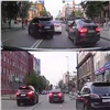 Выехавшего на встречку в центре Красноярска водителя Porsche лишили прав (видео)