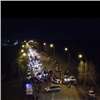 Из-за проблем со светом красноярцы перекрыли Енисейский тракт (видео)