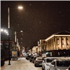 В Красноярске начался новый сильный снегопад