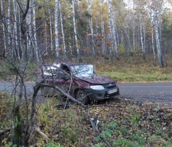 В Красноярске молодой водитель погиб после столкновения с деревом