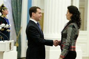 Дмитрий Медведев и Екатерина Шишацкая