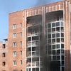 В Красноярске произошел пожар в строящейся многоэтажке (фото)
