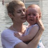 В Красноярске в водах Енисея приняли крещение сразу 5 человек
