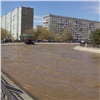 В Красноярске и крае затопило дороги