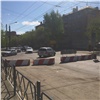 Улица Копылова в Красноярске встала в пробках в первый день закрытия Свободного