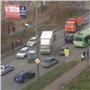 ДТП с автобусом перекрыло проезд по улице Маерчака
