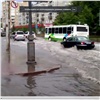 Ливень затопил красноярские улицы (видео)
