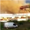 В Красноярске горела исправительная колония (видео)