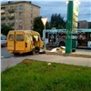 В Красноярске в серьезном ДТП с участием автобуса пострадали два человека