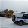 В Красноярске рухнул башенный кран (видео)
