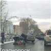 В Красноярске сбили инвалида-колясочника