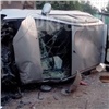 На Базаихе молодой пьяный водитель в полёте протаранил столб и другую машину: пострадали ребенок и девушка
