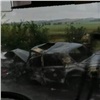 В Минусинском районе после ДТП сгорела «Волга». Один человек погиб