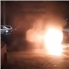 Chevrolet Cruze с пассажиркой в салоне вспыхнул на Киренского (видео)