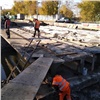 В Красноярске отремонтировали половину моста через Бугач и пустили по ней машины