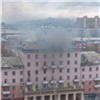 В Красноярске загорелся лифт в жилой «сталинке» на главном проспекте правобережья (видео)