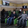 В зале ожидания красноярского железнодорожного вокзала установили массажные кресла